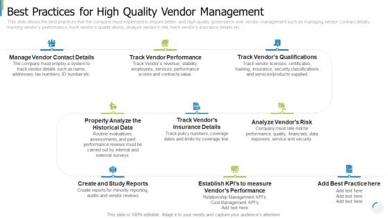 Best Practices For High Quality Vendor Management Clipart PDF Best Practices For High Quality Vendor Management Clipart PDF