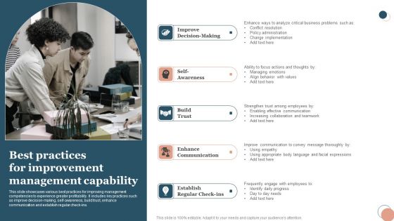 Best Practices For Improvement Management Capability Graphics PDF Best Practices For Improvement Management Capability Graphics PDF