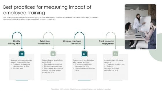 Best Practices For Measuring Impact Of Employee Training Themes PDF