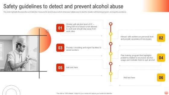 Best Practices For Occupational Health And Safety Safety Guidelines To Detect And Prevent Infographics PDF