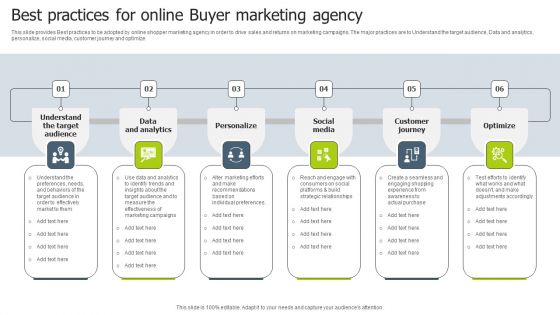 Best Practices For Online Buyer Marketing Agency Information PDF