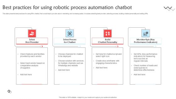 Best Practices For Using Robotic Process Automation Chatbot Mockup PDF Best Practices For Using Robotic Process Automation Chatbot Mockup PDF