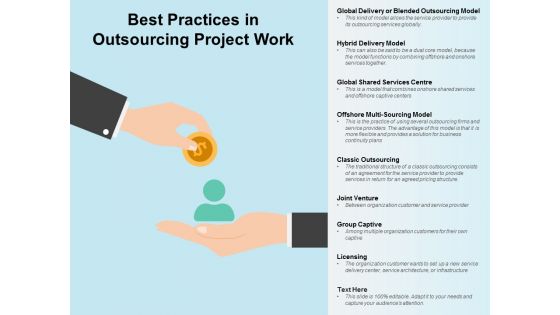 Best Practices In Outsourcing Project Work Ppt PowerPoint Presentation Summary Picture