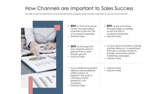 Best Practices Increase Revenue Out Indirect How Channels Are Important To Sales Success Background PDF