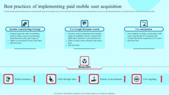 Best Practices Of Implementing Paid Mobile User Acquisition Inspiration PDF