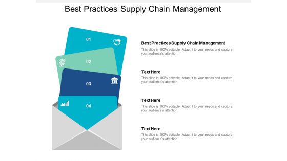 Best Practices Supply Chain Management Ppt PowerPoint Presentation Summary Shapes Cpb