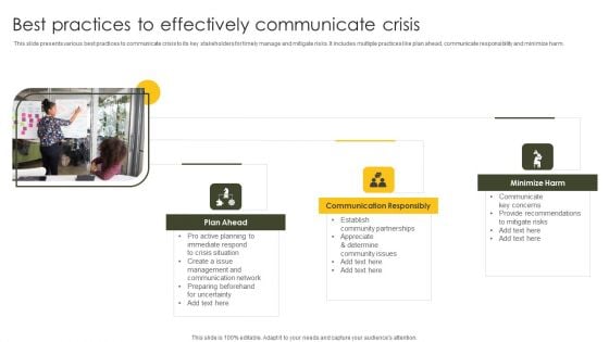 Best Practices To Effectively Communicate Crisis Infographics PDF