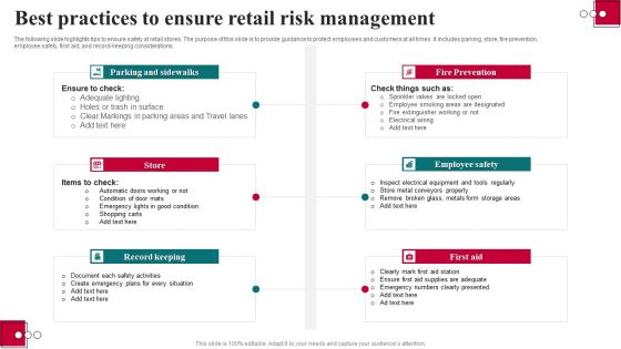 Best Practices To Ensure Retail Risk Management Microsoft PDF