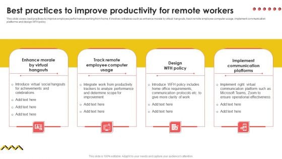 Best Practices To Improve Productivity For Remote Workers Rules PDF Best Practices To Improve Productivity For Remote Workers Rules PDF
