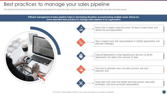 Best Practices To Manage Your Sales Pipeline Sales Funnel Management Strategies Portrait PDF