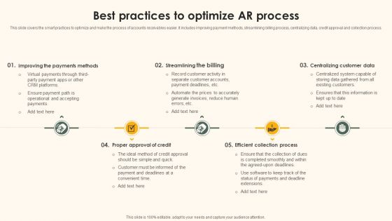 Best Practices To Optimize AR Process Rules PDF