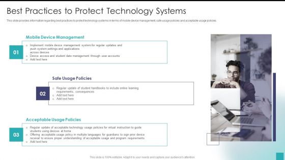Best Practices To Protect Technology Systems Contd Elements PDF