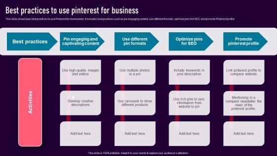 Best Practices To Use Pinterest For Business Designs PDF Best Practices To Use Pinterest For Business Designs PDF