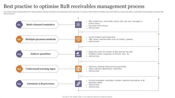 Best Practise To Optimise B2B Receivables Management Process Background PDF Best Practise To Optimise B2B Receivables Management Process Background PDF