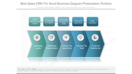 Best Sales Crm For Small Business Diagram Presentation Portfolio