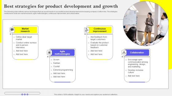 Best Strategies For Product Development And Growth Demonstration PDF