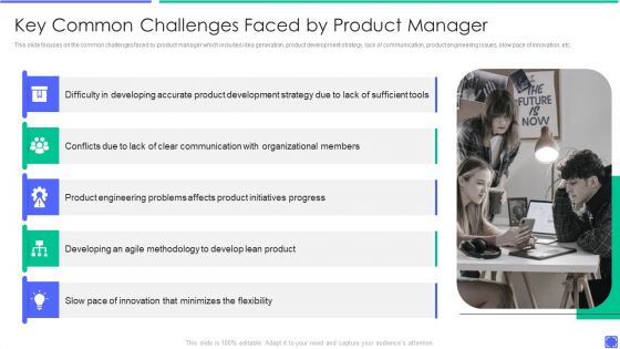 Best Techniques To Enhance New Product Management Efficiency Key Common Challenges Brochure PDF