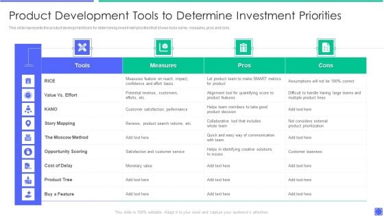 Best Techniques To Enhance New Product Management Efficiency Product Development Tools Clipart PDF