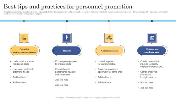 Best Tips And Practices For Personnel Promotion Background PDF Best Tips And Practices For Personnel Promotion Background PDF