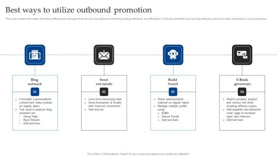 Best Ways To Utilize Outbound Promotion Guidelines PDF