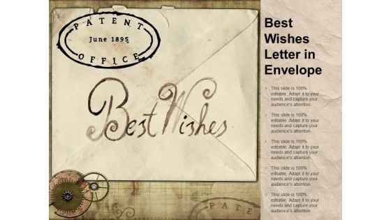 Best Wishes Letter In Envelope Ppt PowerPoint Presentation Professional Infographic Template