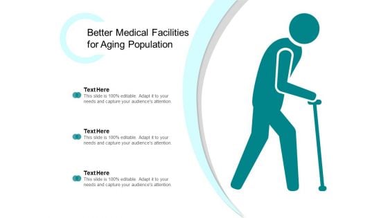 Better Medical Facilities For Aging Population Ppt PowerPoint Presentation Show Portrait