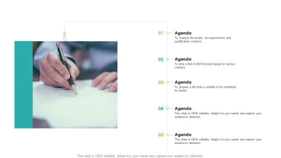 Bid Control Agenda Ppt File Format Ideas PDF