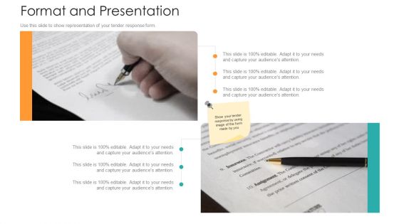 Bid Control Format And Presentation Ppt Infographics Show PDF