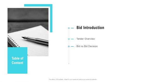 Bid Response Management Bid Introduction Ppt PowerPoint Presentation Outline Icon PDF