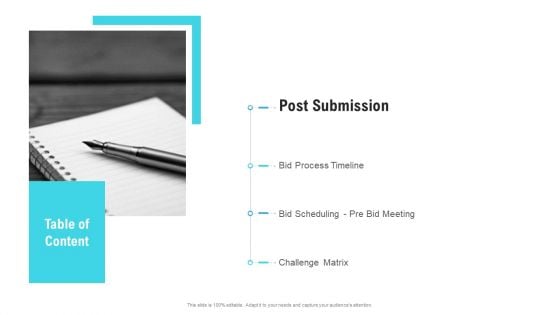 Bid Response Management Post Submission Ppt PowerPoint Presentation Professional Master Slide