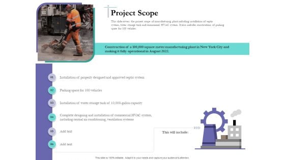 Bidding Cost Comparison Project Scope Ppt Infographic Template Example Topics PDF