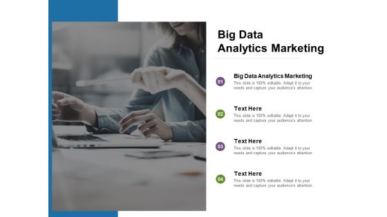 Big Data Analytics Marketing Ppt PowerPoint Presentation Professional Model Cpb Pdf