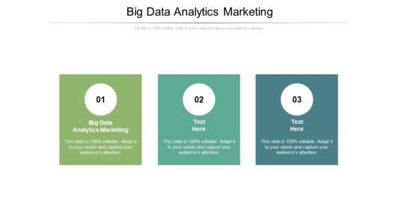 Big Data Analytics Marketing Ppt PowerPoint Presentation Summary Format Ideas Cpb Pdf