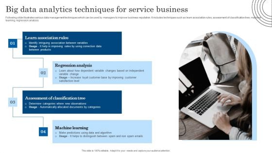 Big Data Analytics Techniques For Service Business Information PDF