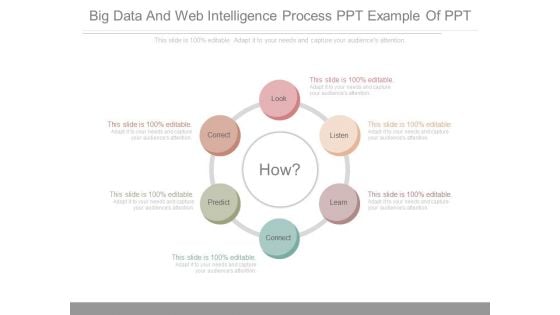 Big Data And Web Intelligence Process Ppt Example Of Ppt