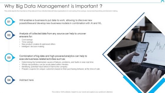 Big Data Architect Why Big Data Management Is Important Brochure PDF