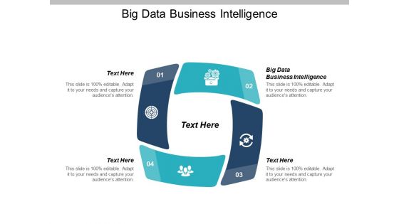 Big Data Business Intelligence Ppt PowerPoint Presentation Visual Aids Deck Cpb