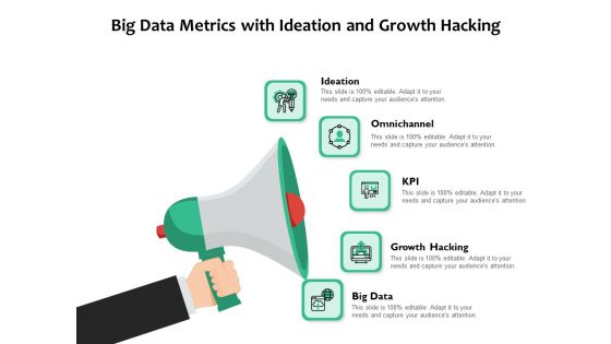 Big Data Metrics With Ideation And Growth Hacking Ppt PowerPoint Presentation File Slide Portrait PDF