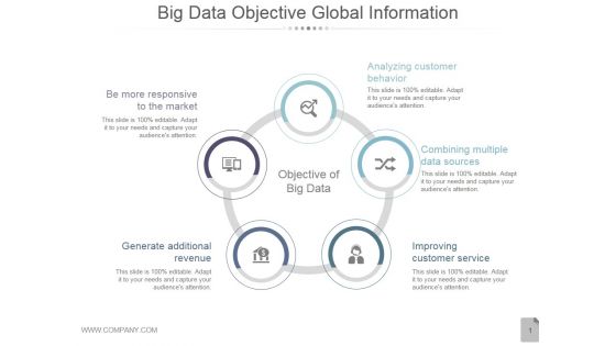 Big Data Objective Global Information Ppt PowerPoint Presentation Inspiration