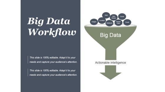 Big Data Workflow Automation Funnel Ppt PowerPoint Presentation Icon