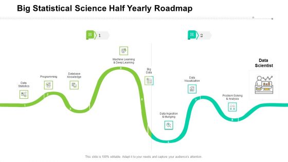 Big Statistical Science Half Yearly Roadmap Portrait