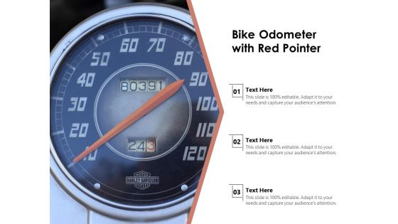 Bike Odometer With Red Pointer Ppt PowerPoint Presentation Pictures Templates PDF
