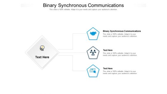 Binary Synchronous Communications Ppt PowerPoint Presentation Show Slides Cpb Pdf