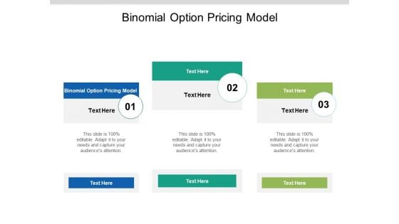 Binomial Option Pricing Model Ppt PowerPoint Presentation Introduction Cpb