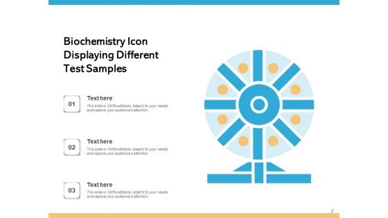 Biochemistry Icon Test Tubes Microscope Ppt PowerPoint Presentation Complete Deck