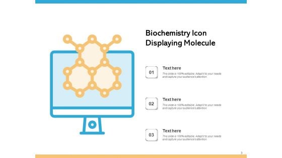 Biochemistry Icon Test Tubes Microscope Ppt PowerPoint Presentation Complete Deck