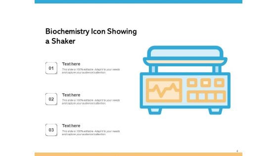 Biochemistry Icon Test Tubes Microscope Ppt PowerPoint Presentation Complete Deck