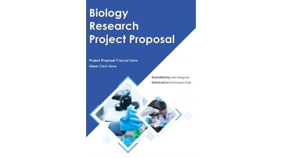 Biology Research Project Proposal Example Document Report Doc Pdf Ppt