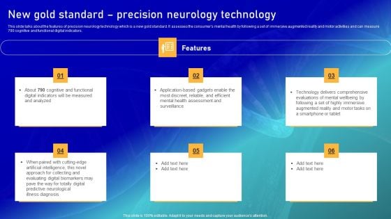 Biomarker Categorization New Gold Standard Precision Neurology Technology Background PDF