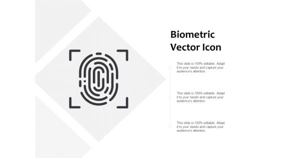 Biometric Vector Icon Ppt PowerPoint Presentation Infographics Layout